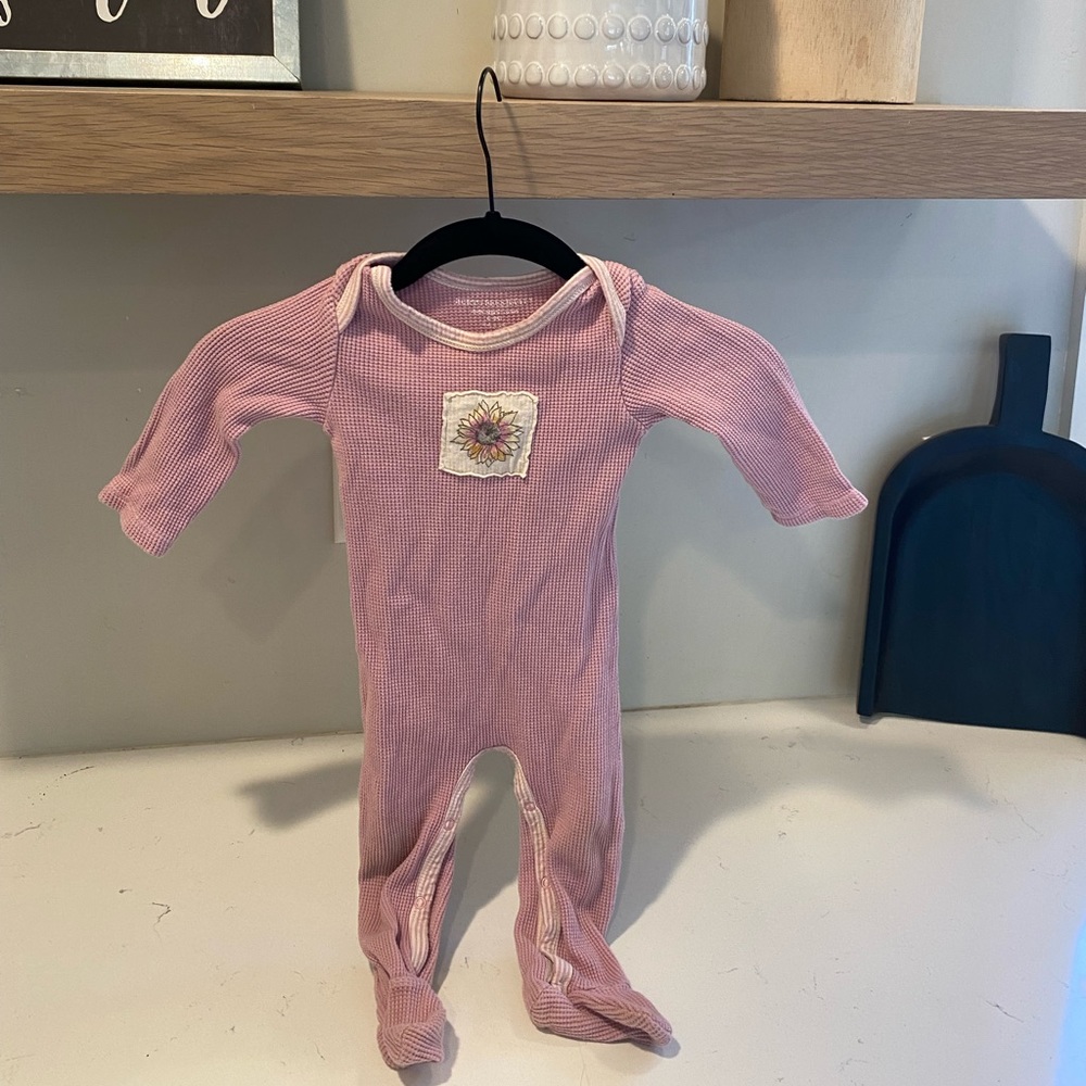 6-9month Burt’s Bee’s Organic Cotton Pajamas for Baby Girls